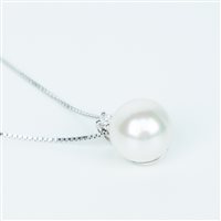 Halskette Davite & Delucchi Dame in Weißgold Diamante 0.03 Ct MOD.CLNP09830 - MOD.CLNP09830